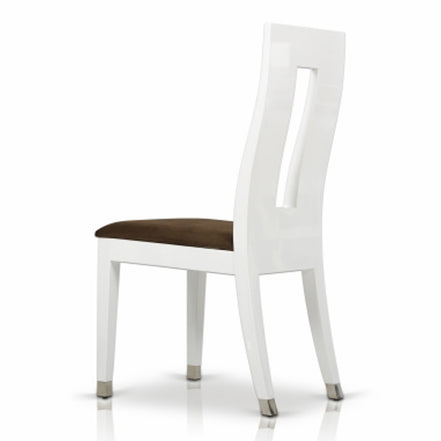 Thor Modern White Glossy Dining Chair - image 4