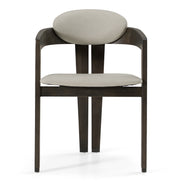 Thorne Light Grey and Dark Grey Arm Dining Chair