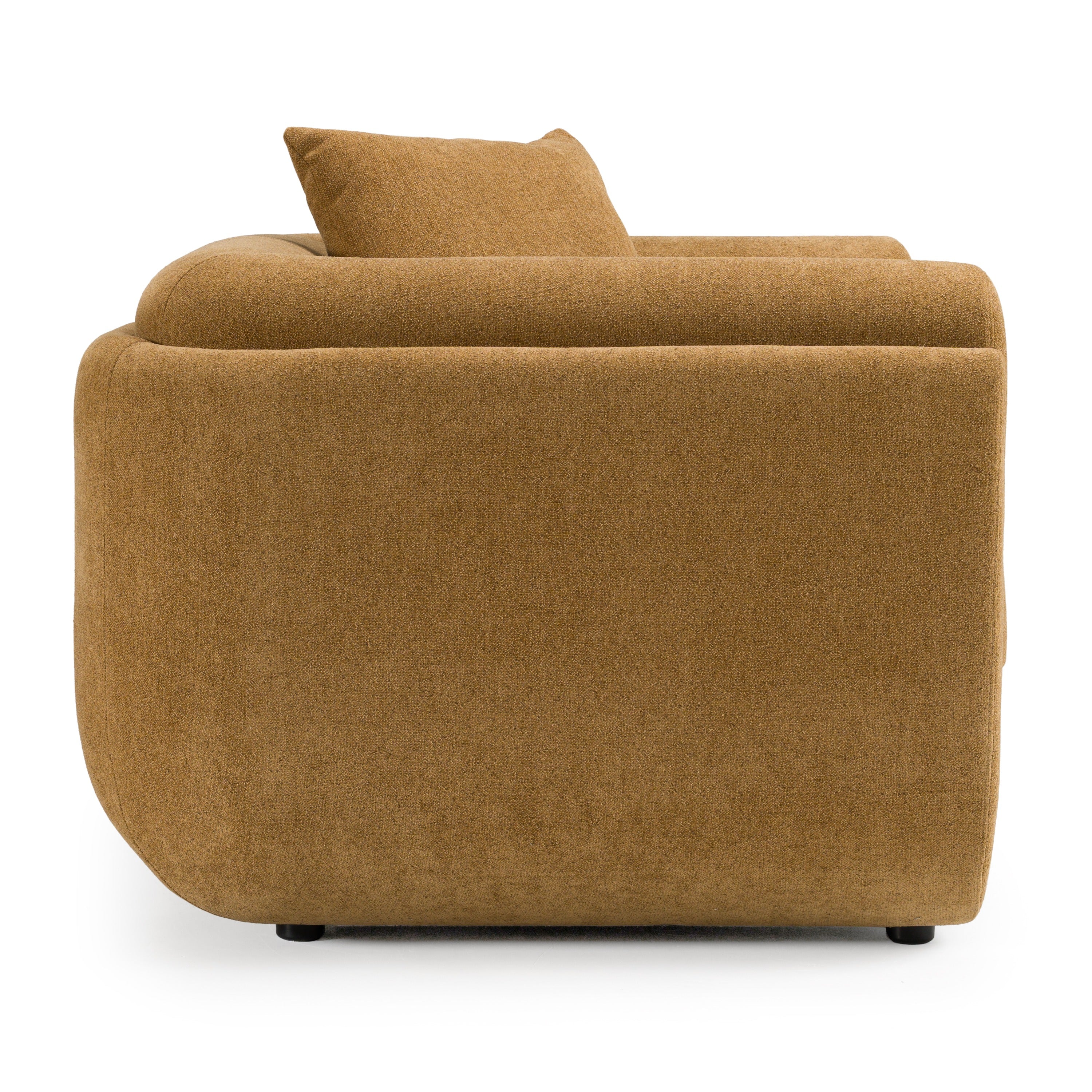 Tiene - Modern Orange Fabric Chair - image 3