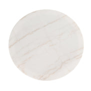 Tilly - Glam White Marble + Gold Round Dining Table - image 2