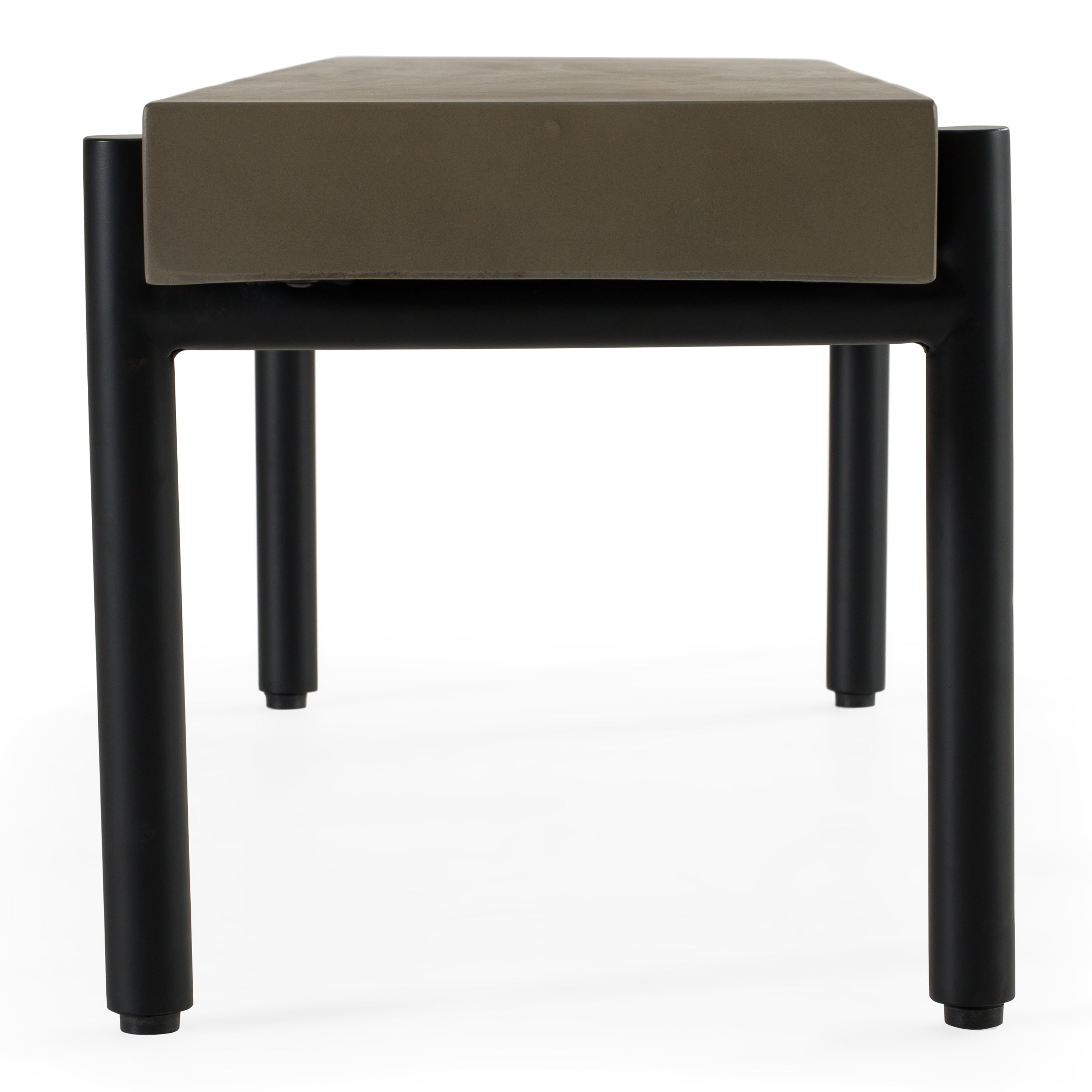 Timlin - Modern Concrete & Metal Bench - image 2