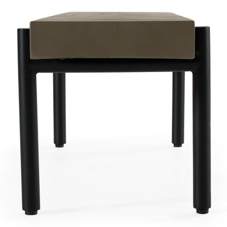 Timlin - Modern Concrete & Metal Bench - image 2