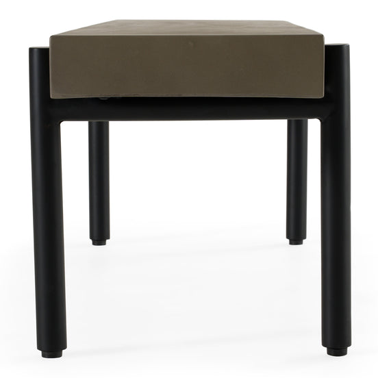Timlin - Modern Concrete & Metal Bench - image 2
