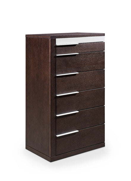 Torino Modern Brown Oak & Grey Chest - image 3
