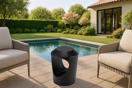 Tracy - Modern Black End Table - image 5