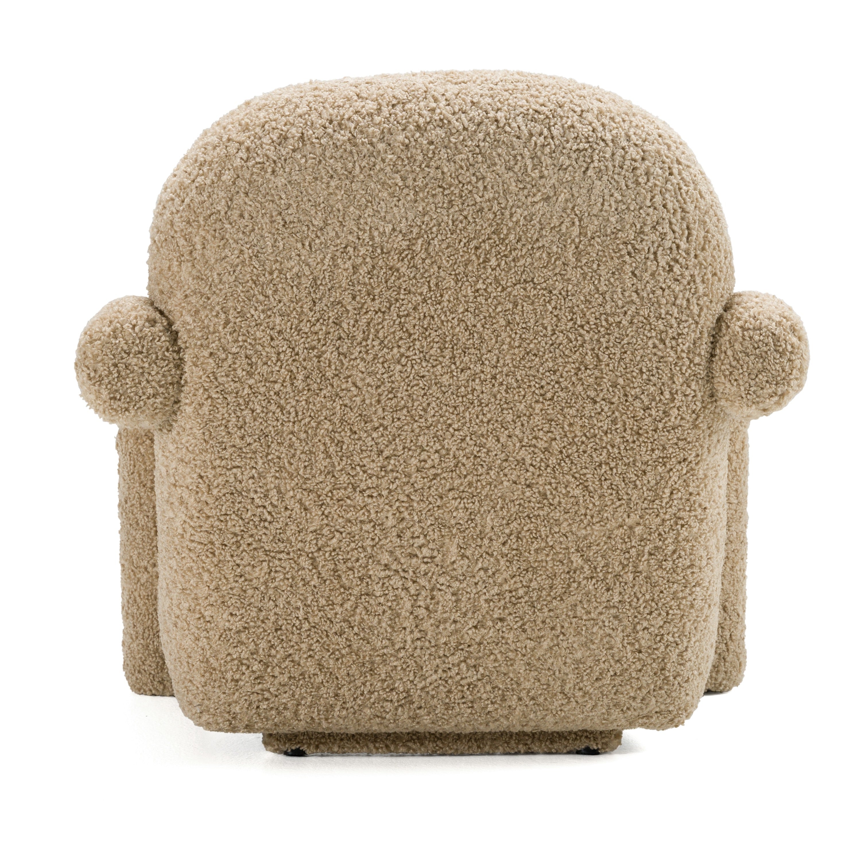 Trevor - Modern Tan Fabric Accent Chair - image 3