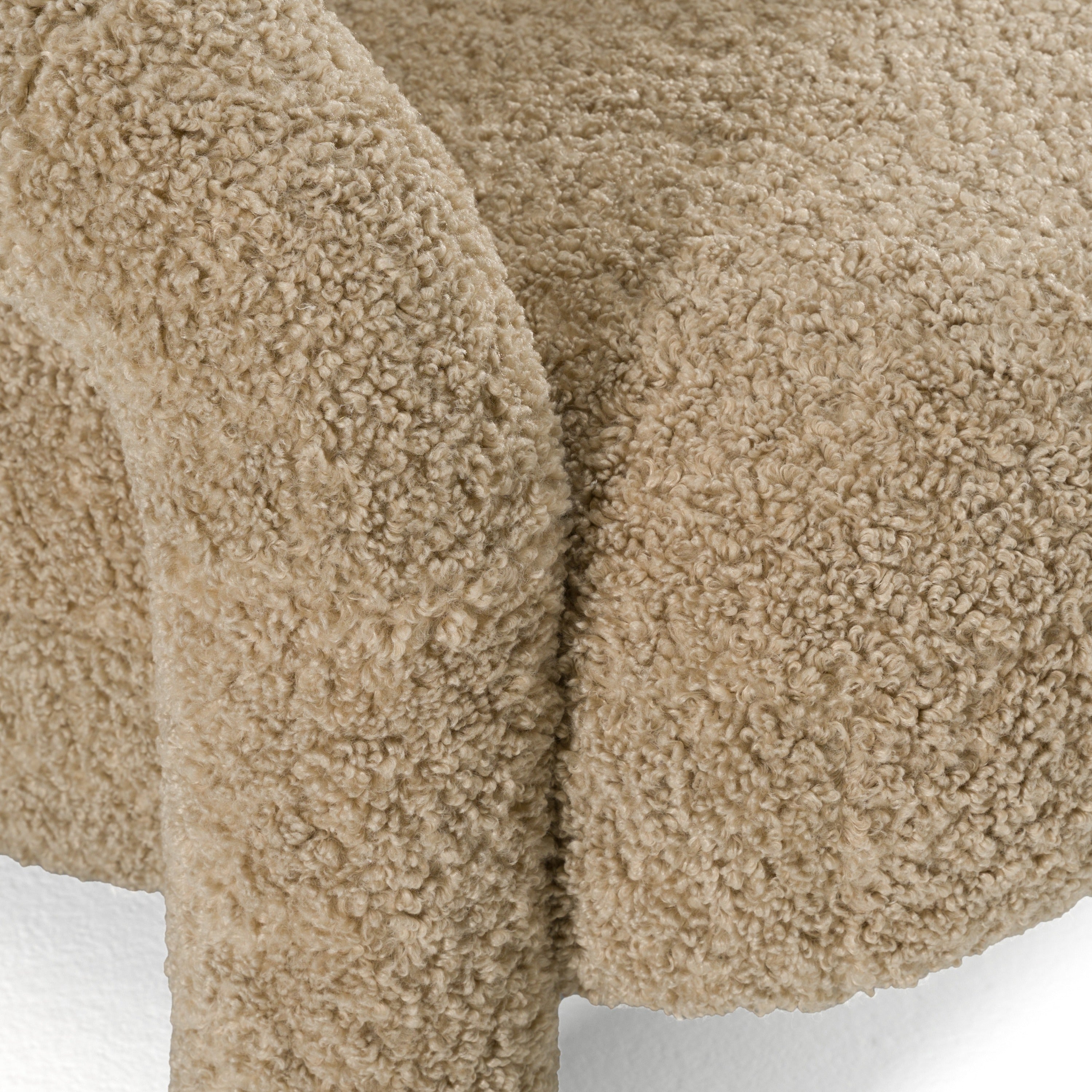 Trevor - Modern Tan Fabric Accent Chair - image 4