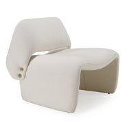 Tristan Modern Off White Fabric Accent Chair - image 2