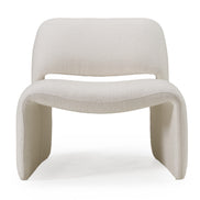 Tristan Modern Off White Fabric Accent Chair - image 3