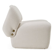 Tristan Modern Off White Fabric Accent Chair - image 4