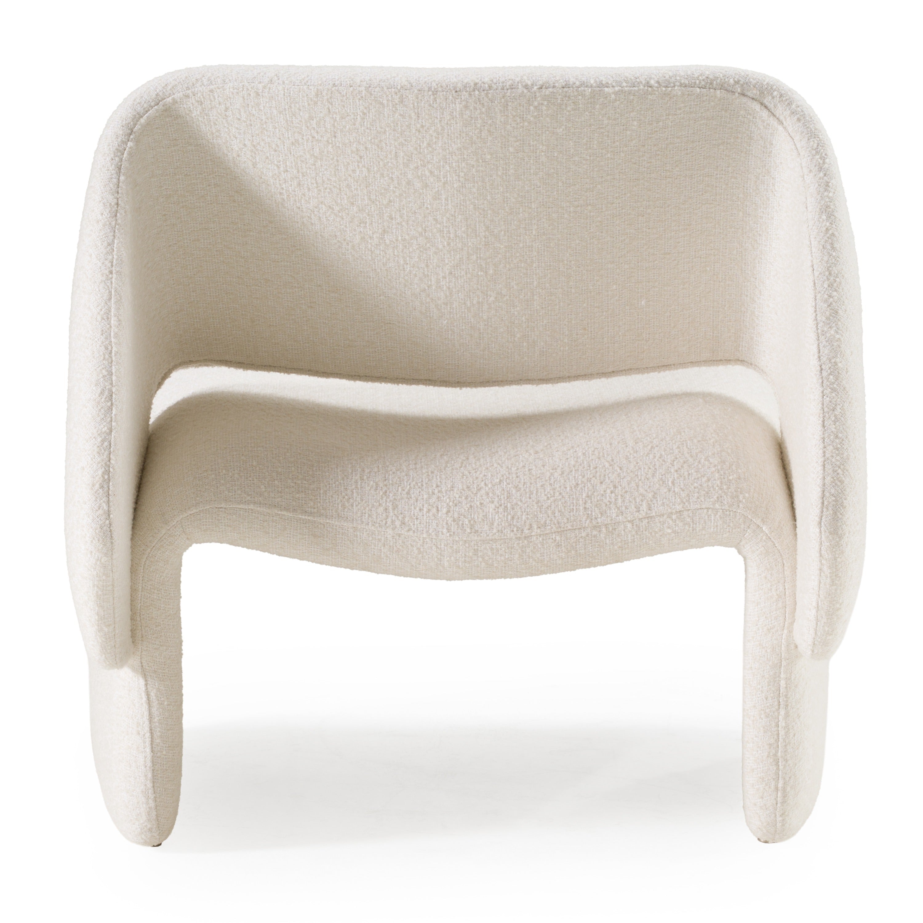 Tristan Modern Off White Fabric Accent Chair - image 5