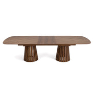 Truman - Mid-Century Modern Walnut Extendable Dining Table