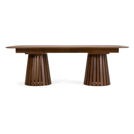 Truman - Mid-Century Modern Walnut Extendable Dining Table - image 2