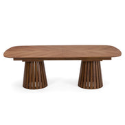 Truman - Mid-Century Modern Walnut Extendable Dining Table - image 3