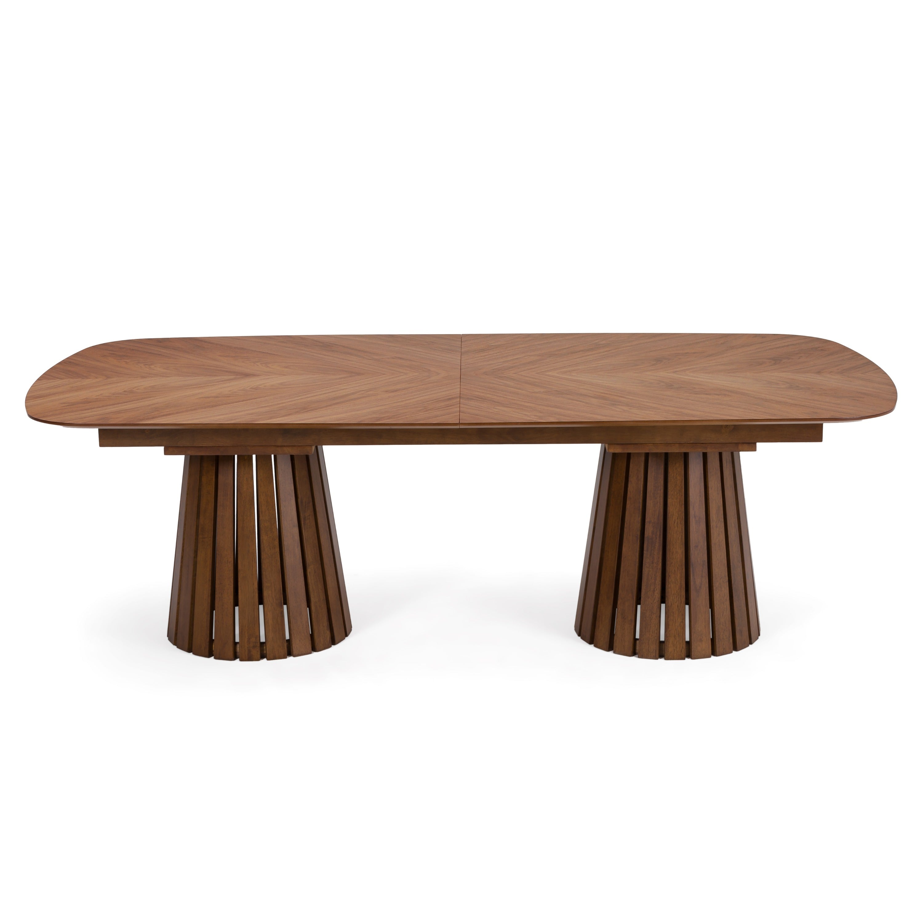 Truman - Mid-Century Modern Walnut Extendable Dining Table - image 3