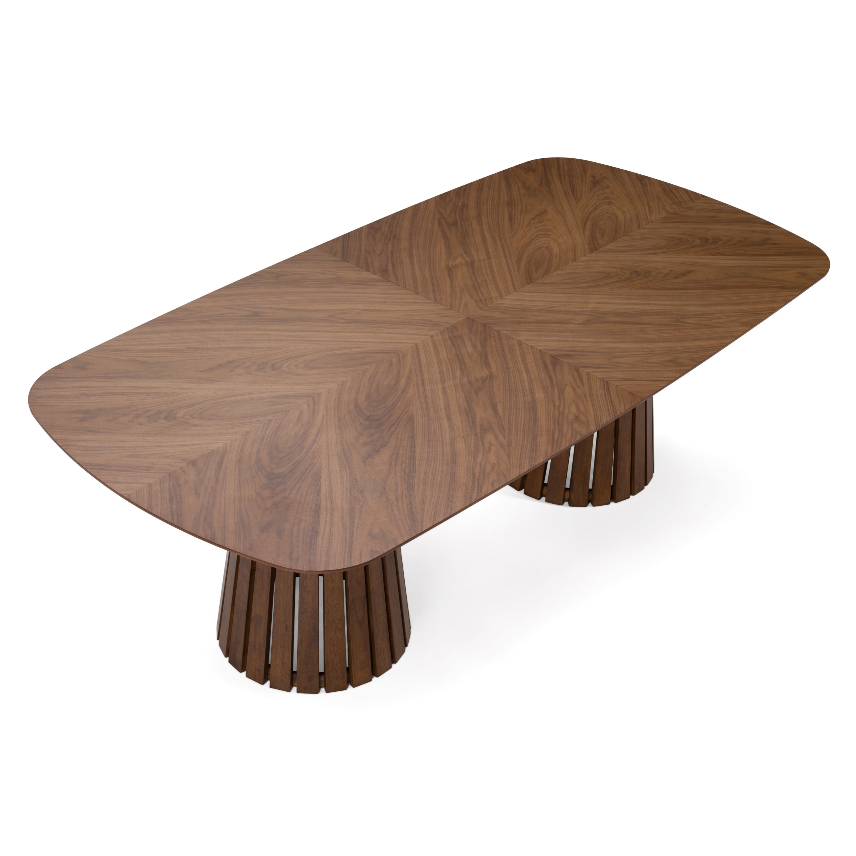 Truman - Mid-Century Modern Walnut Extendable Dining Table - image 4