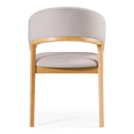 Truman - Mid-Century Modern Grey + Natural Oak Dining Chair - image 5