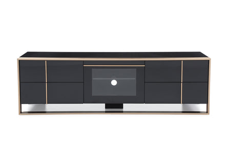 Cartier Modern Black & Rosegold TV Stand