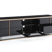 Cartier Modern Black & Rosegold TV Stand - image 4