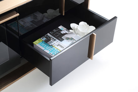 Cartier Modern Black & Rosegold TV Stand - image 2