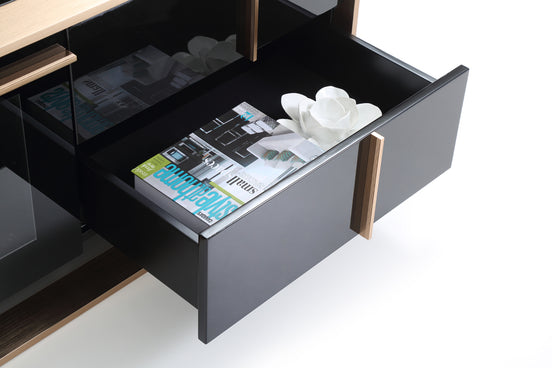 Cartier Modern Black & Rosegold TV Stand - image 2