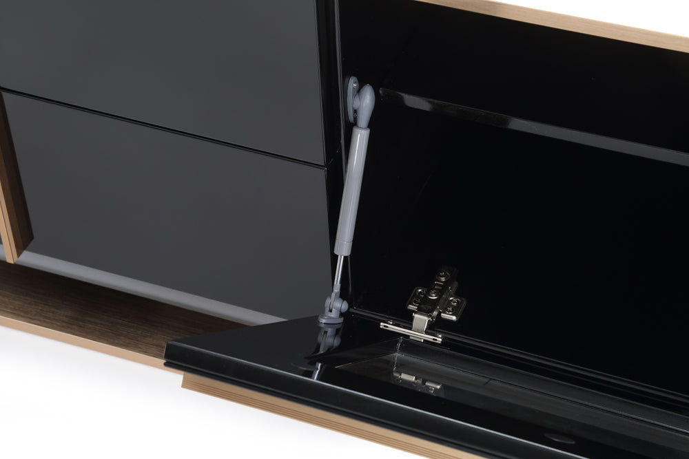 Cartier Modern Black & Rosegold TV Stand - image 5