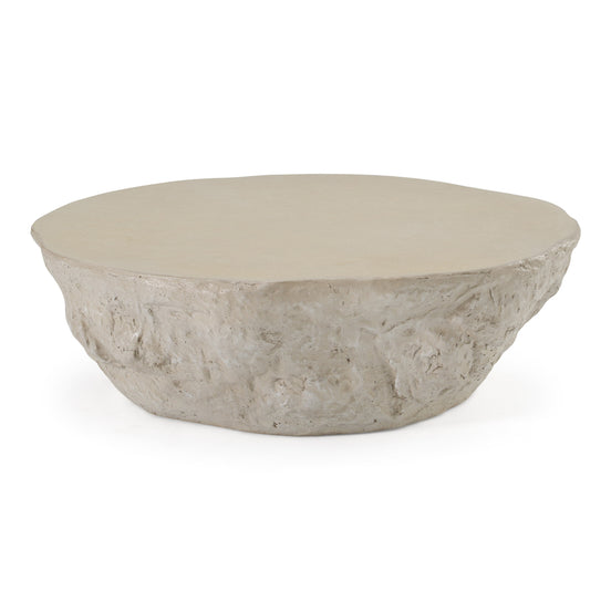 Tyrel - Modern Beige Fiberform Coffee Table
