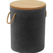 Beban Side Table Natural & Black