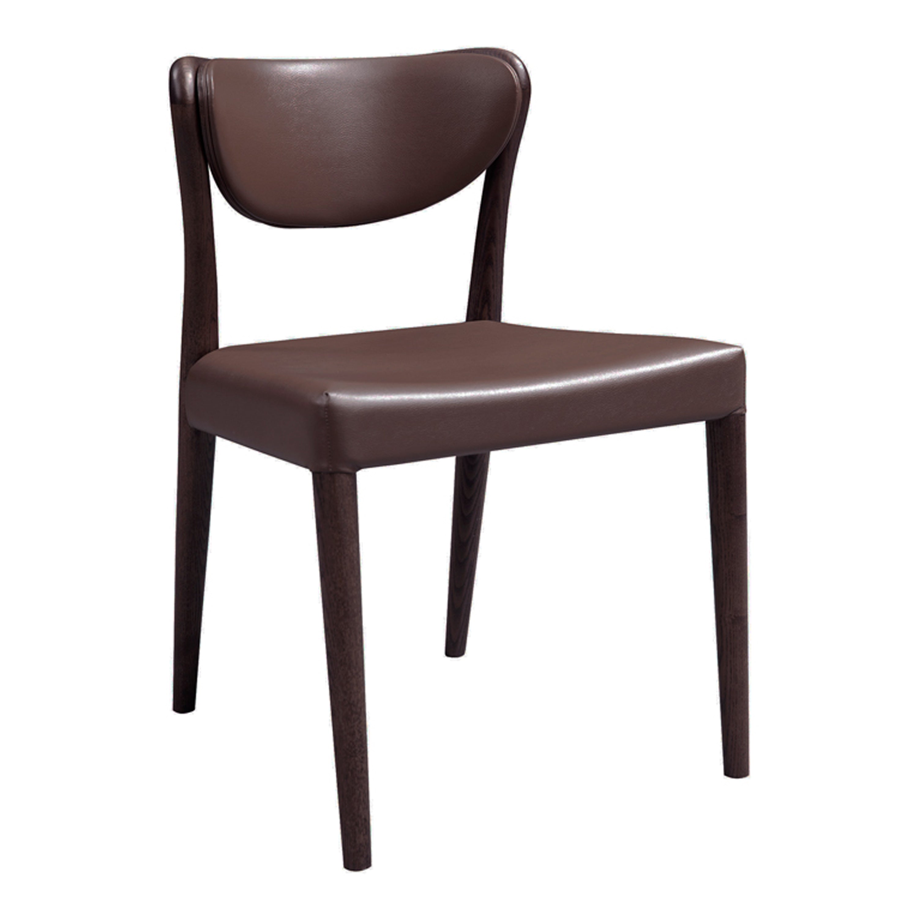 Union - Modern Brown Oak Dining Chair (Set of 2) - image 3