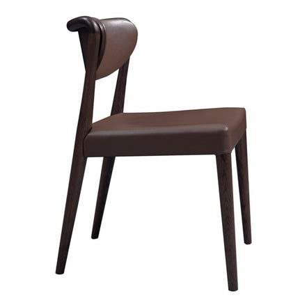 Union - Modern Brown Oak Dining Chair (Set of 2) - image 4