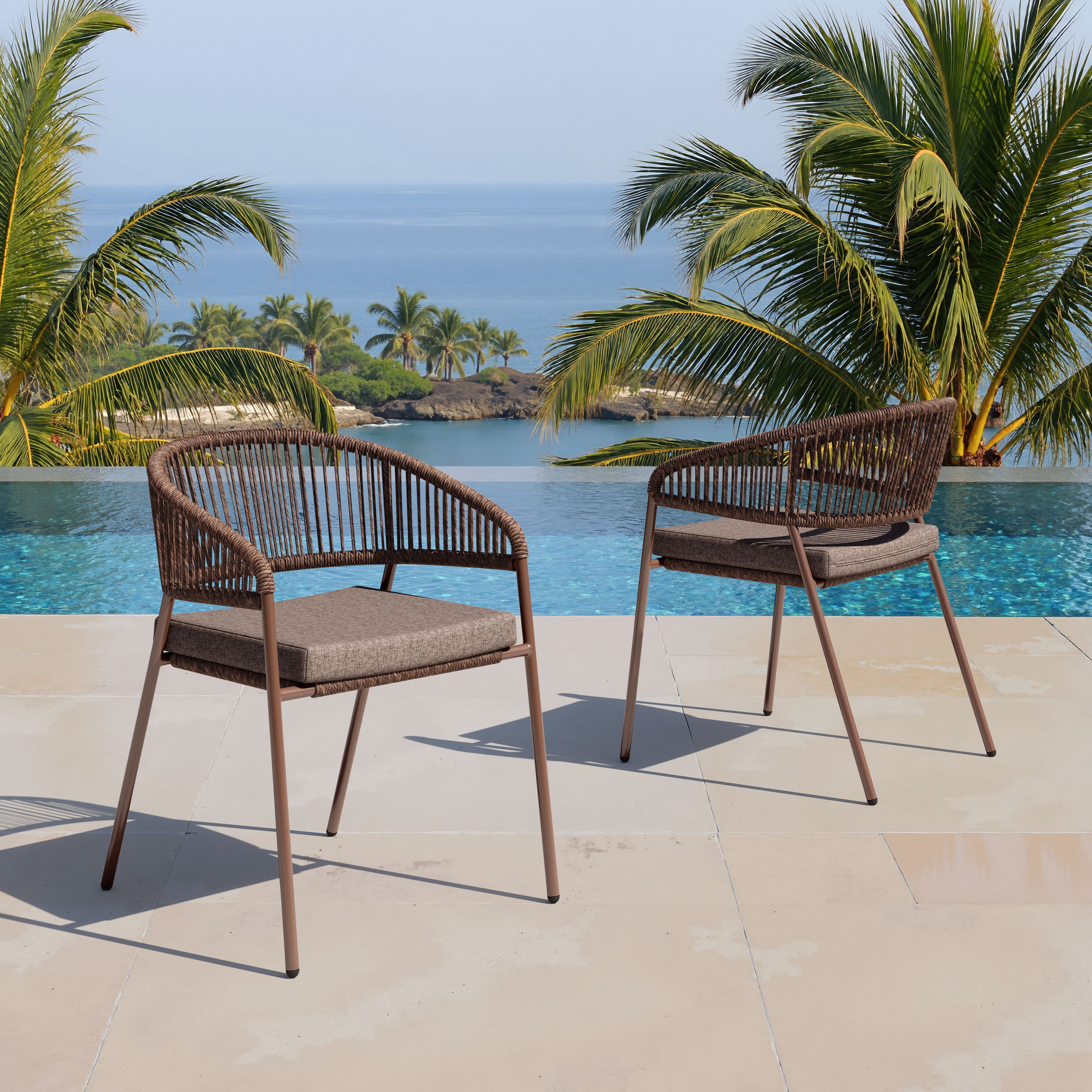 Skye Dining Chair (Set of 2) Brown