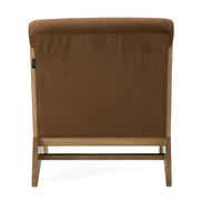Vance - Modern Brown Fabric + Wood Accent Chair - image 2