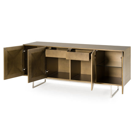 Vanguard - Modern Antique Brass Buffet - image 5