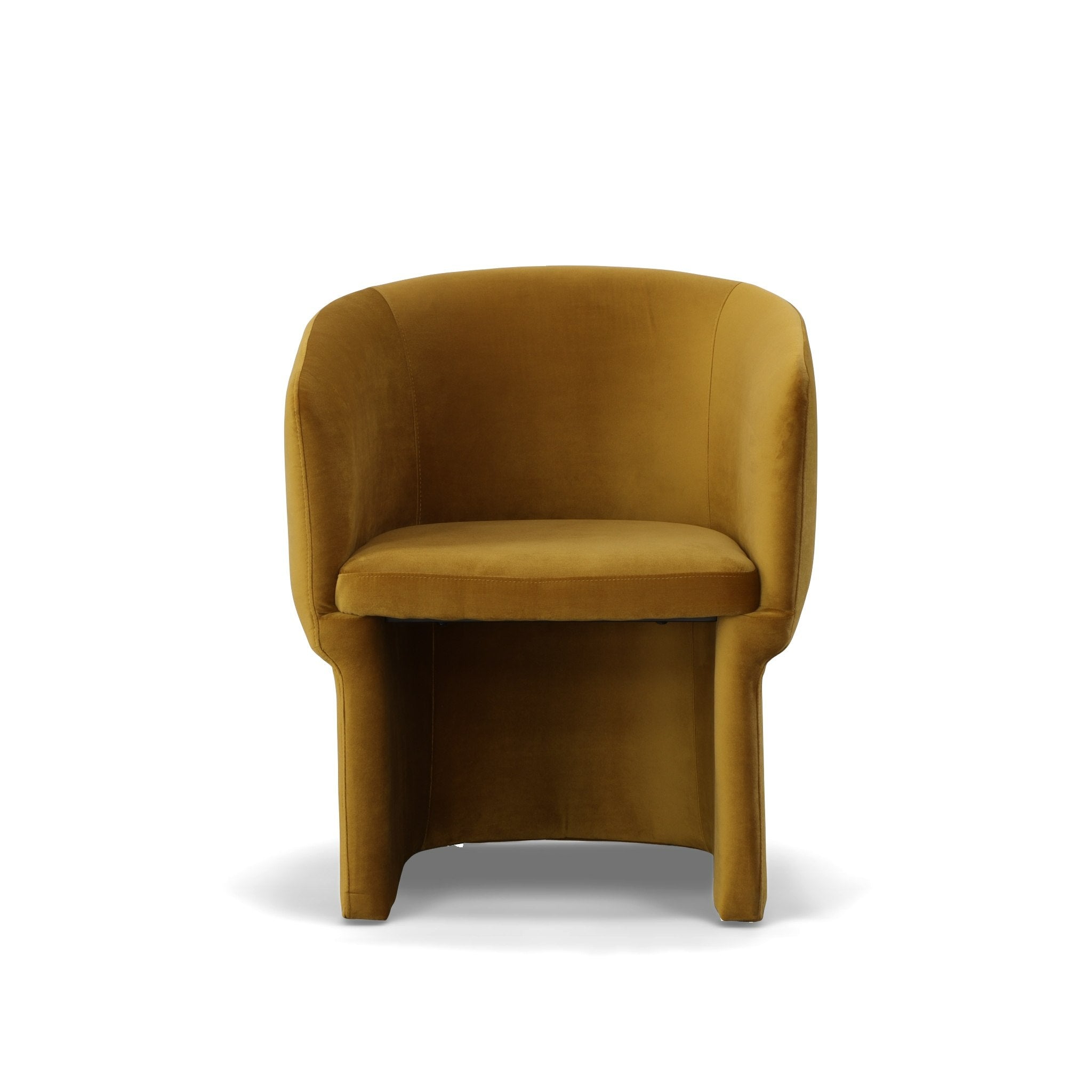 Vassar - Burnt Umber Velvet Dining Chair