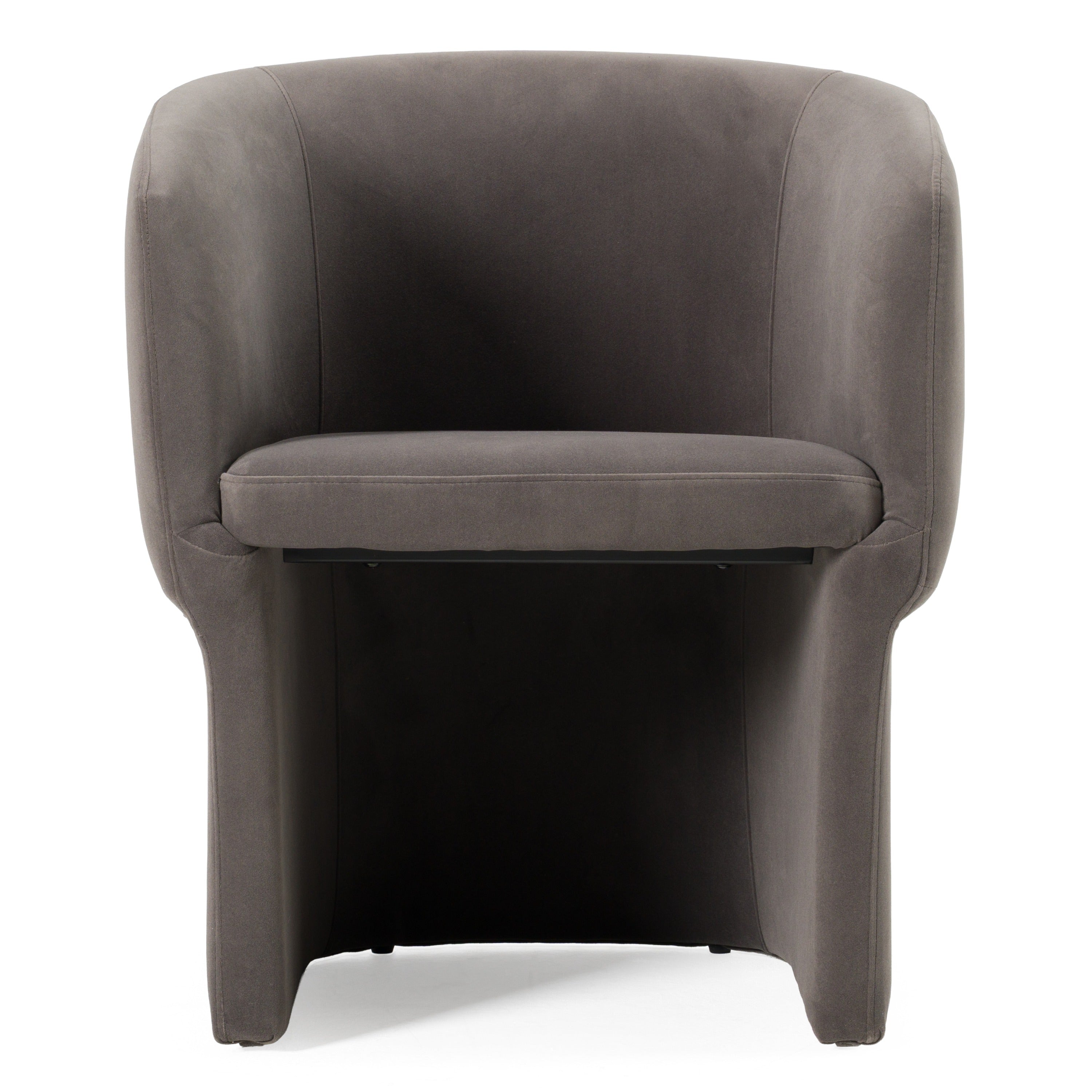 Vassar - Modern Grey Velvet Dining Chair