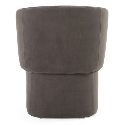 Vassar - Modern Grey Velvet Dining Chair - image 3