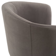 Vassar - Modern Grey Velvet Dining Chair - image 5