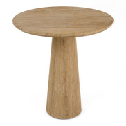 Velma - Modern Travertine Marble Round Dinette Table - image 4