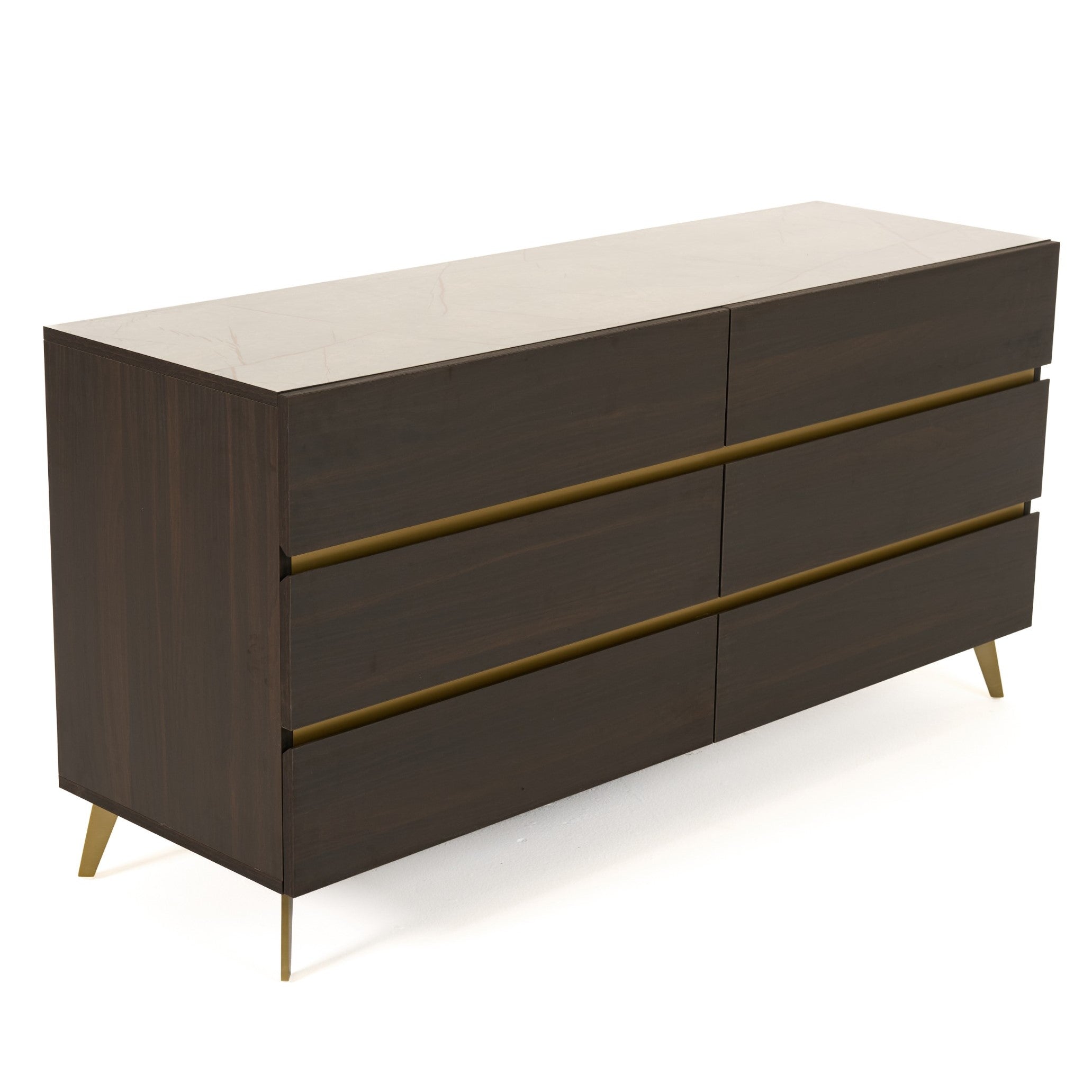 Velondra - Modern Eucalypto + Marble Dresser - image 5