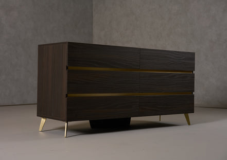 Velondra - Modern Eucalypto + Marble Dresser - image 3