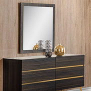 Velondra - Queen Modern Eucalypto + Marble Bedroom Set