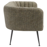 Deco Sofa Green Tweed