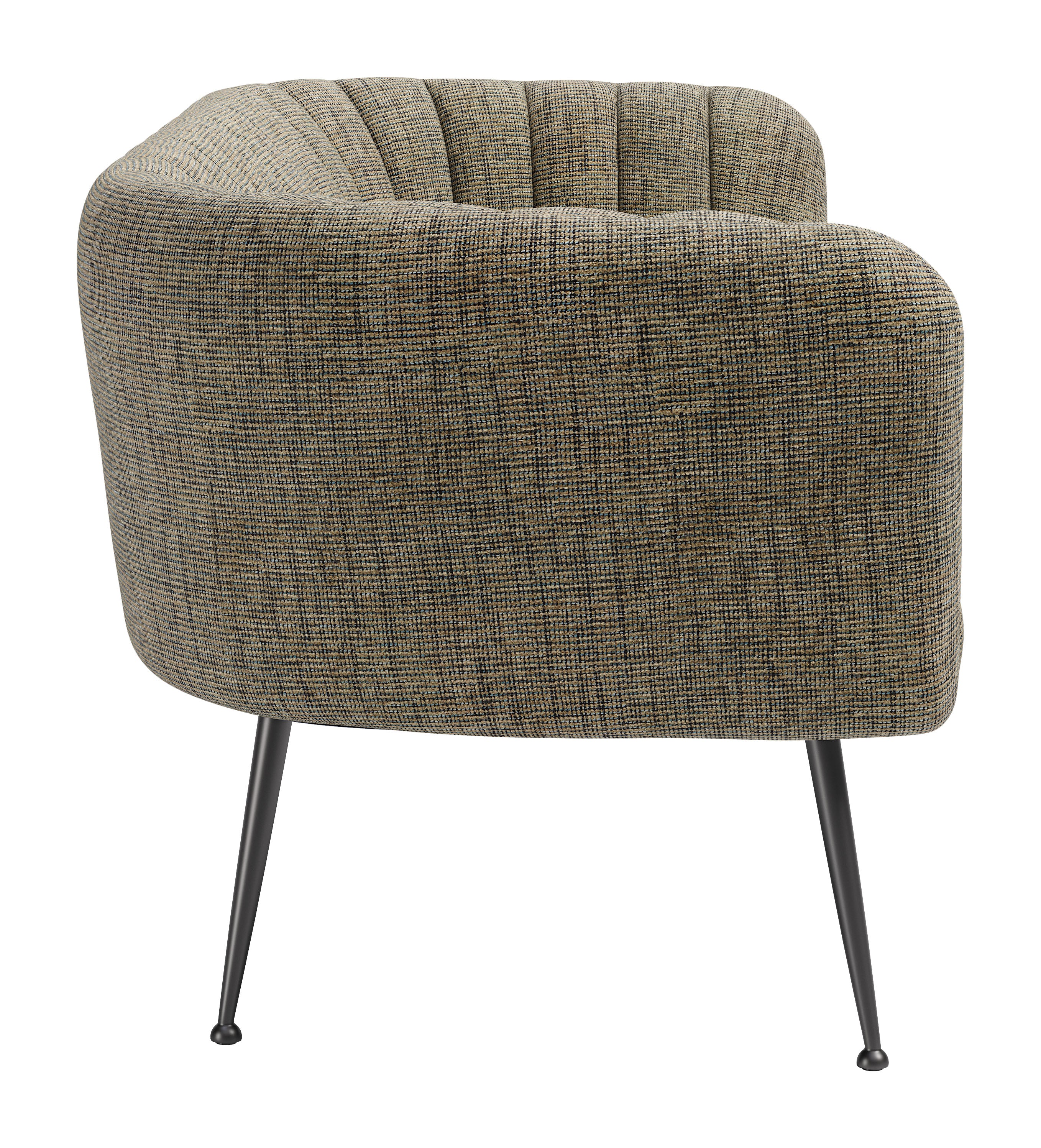 Deco Sofa Green Tweed