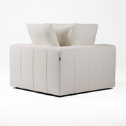 Vicki - Modern Off-White Fabric Modular Corner Seat - image 3