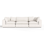 Vicki - Modern Off-White Fabric Modular Sectional-3-Piece Sectional - image 2
