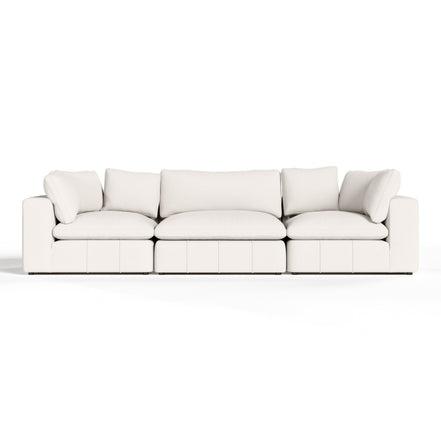Vicki - Modern Off-White Fabric Modular Sectional-3-Piece Sectional - image 2