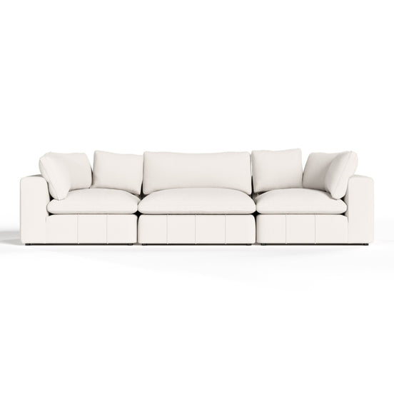 Vicki - Modern Off-White Fabric Modular Sectional-3-Piece Sectional - image 2