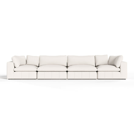 Vicki - Modern Off-White Fabric Modular Sectional-4-Piece Sectional - image 2