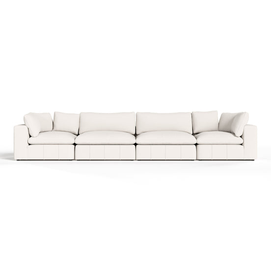Vicki - Modern Off-White Fabric Modular Sectional-4-Piece Sectional - image 2