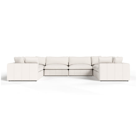Vicki - Modern Off-White Fabric Modular Sectional-8-Piece Sectional - image 3